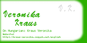 veronika kraus business card